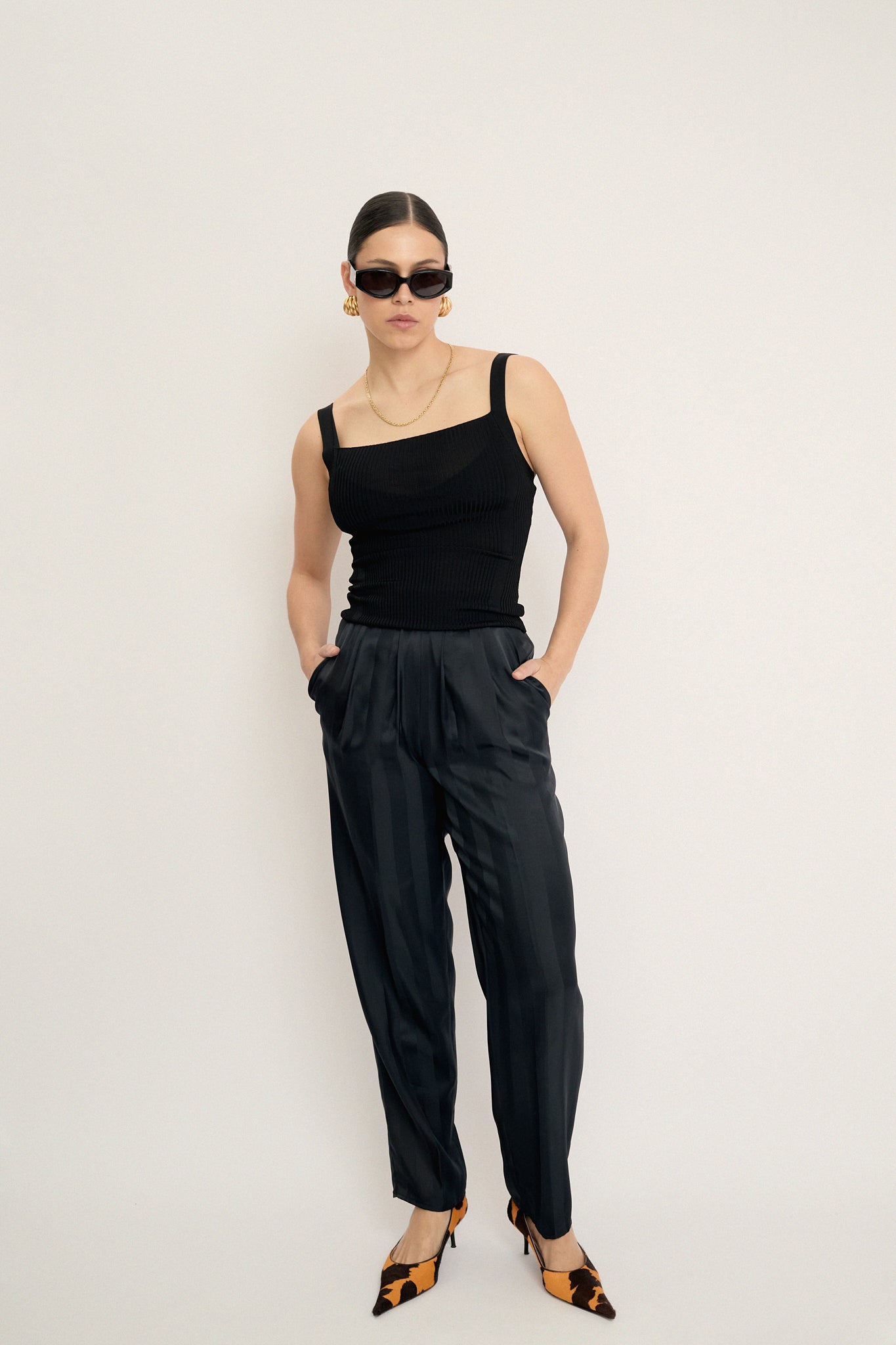 Silky trousers
