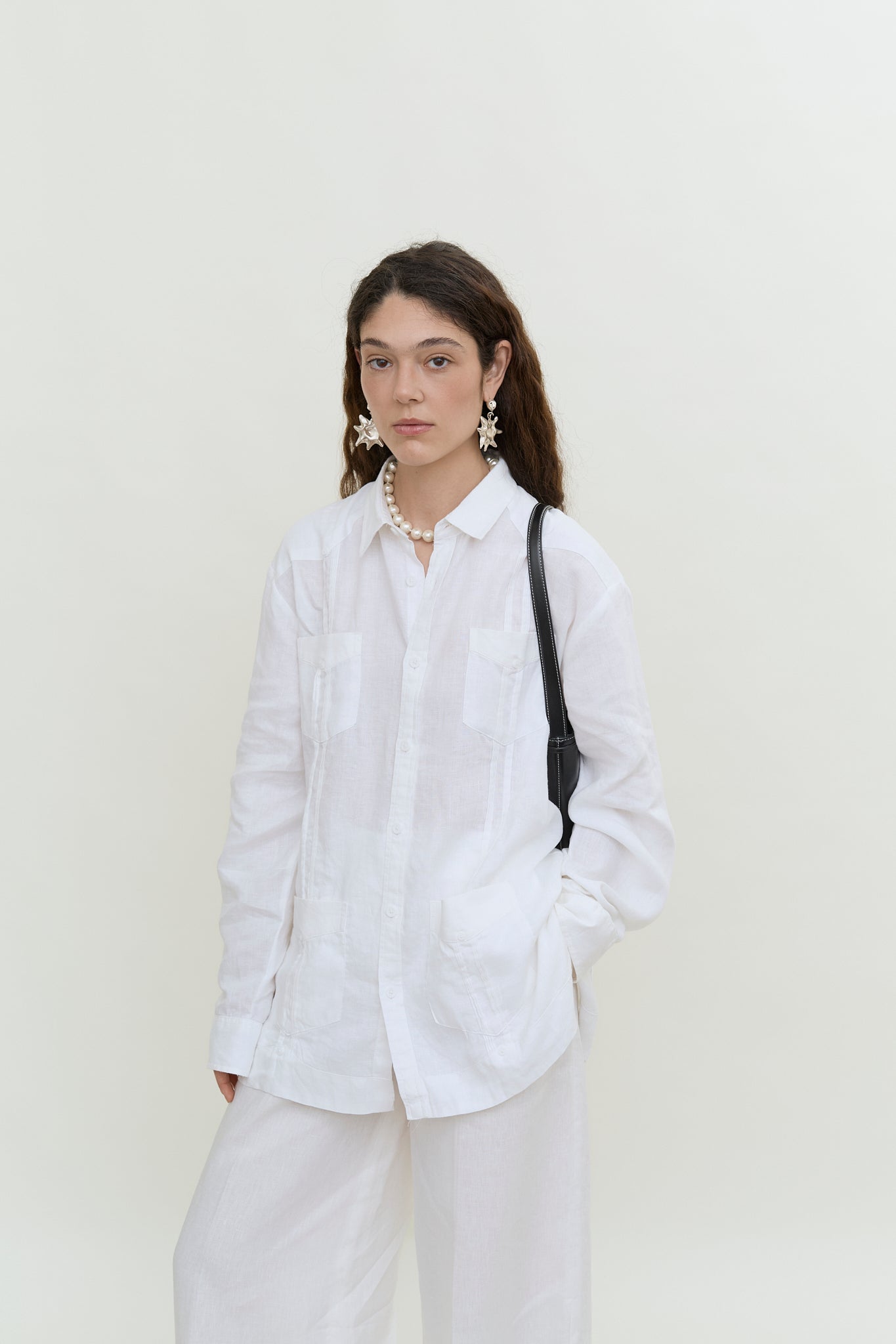 Linen oversized shirt