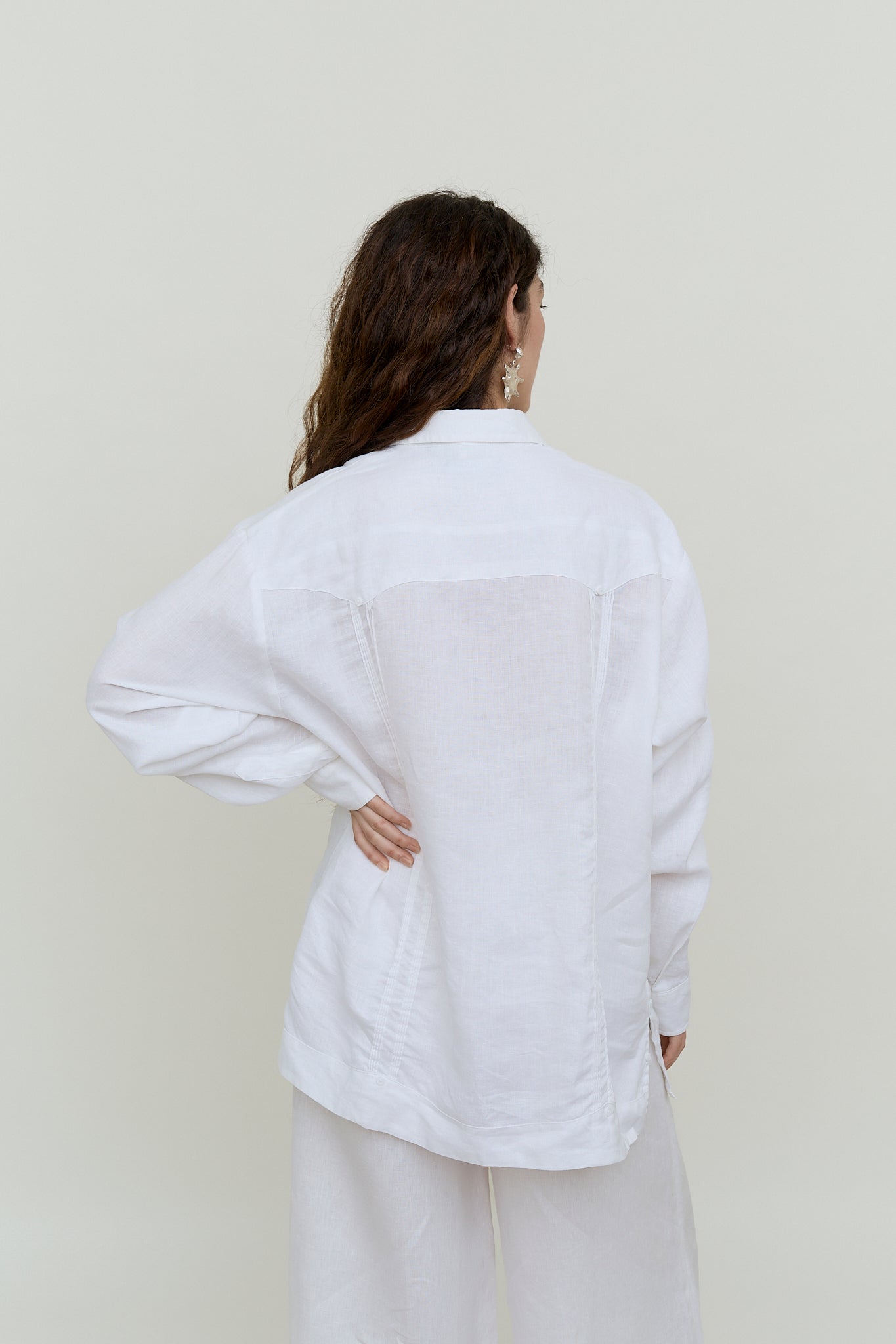 Linen oversized shirt