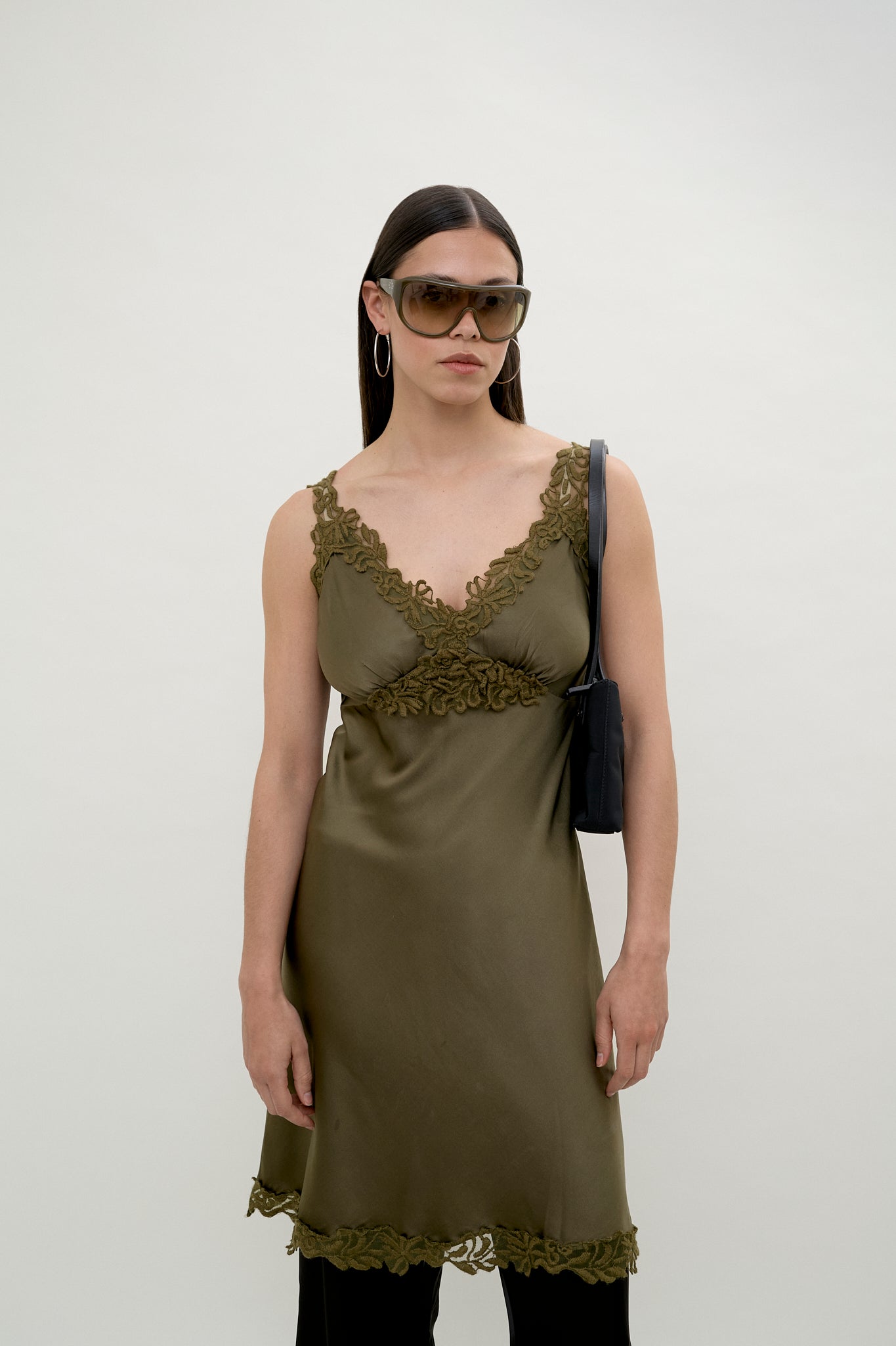 Ermanno Scervino silk lace slip dress