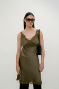 Ermanno Scervino silk lace slip dress