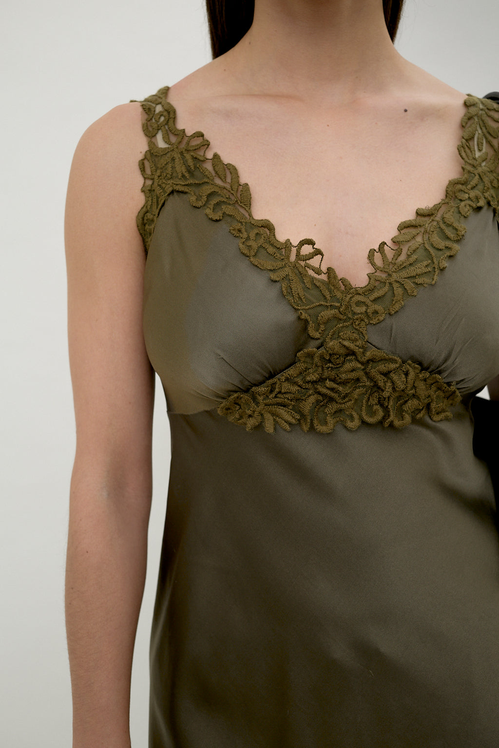 Ermanno Scervino silk lace slip dress
