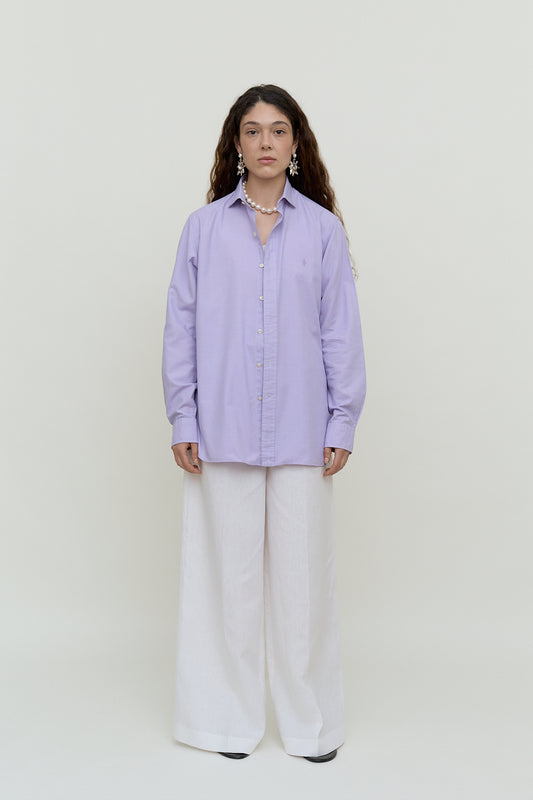 Lilac Ralph Lauren cotton shirt