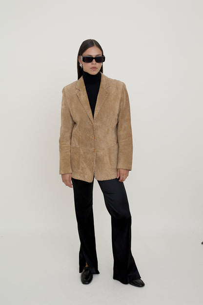 Vintage suede blazer
