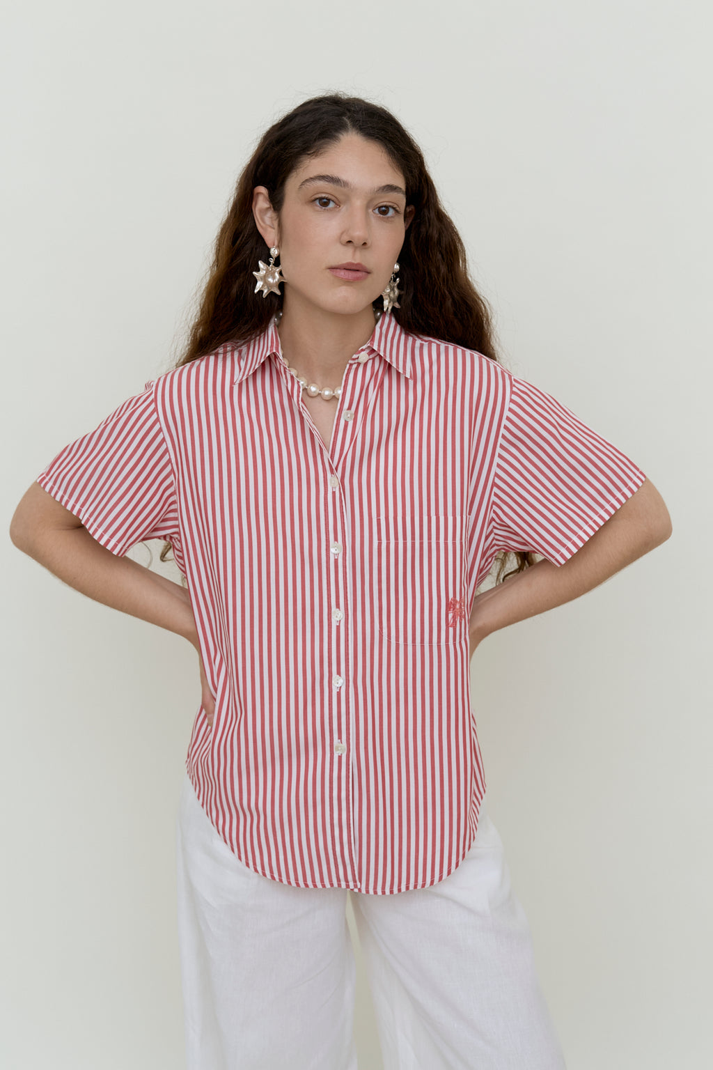 Striped vintage blouse