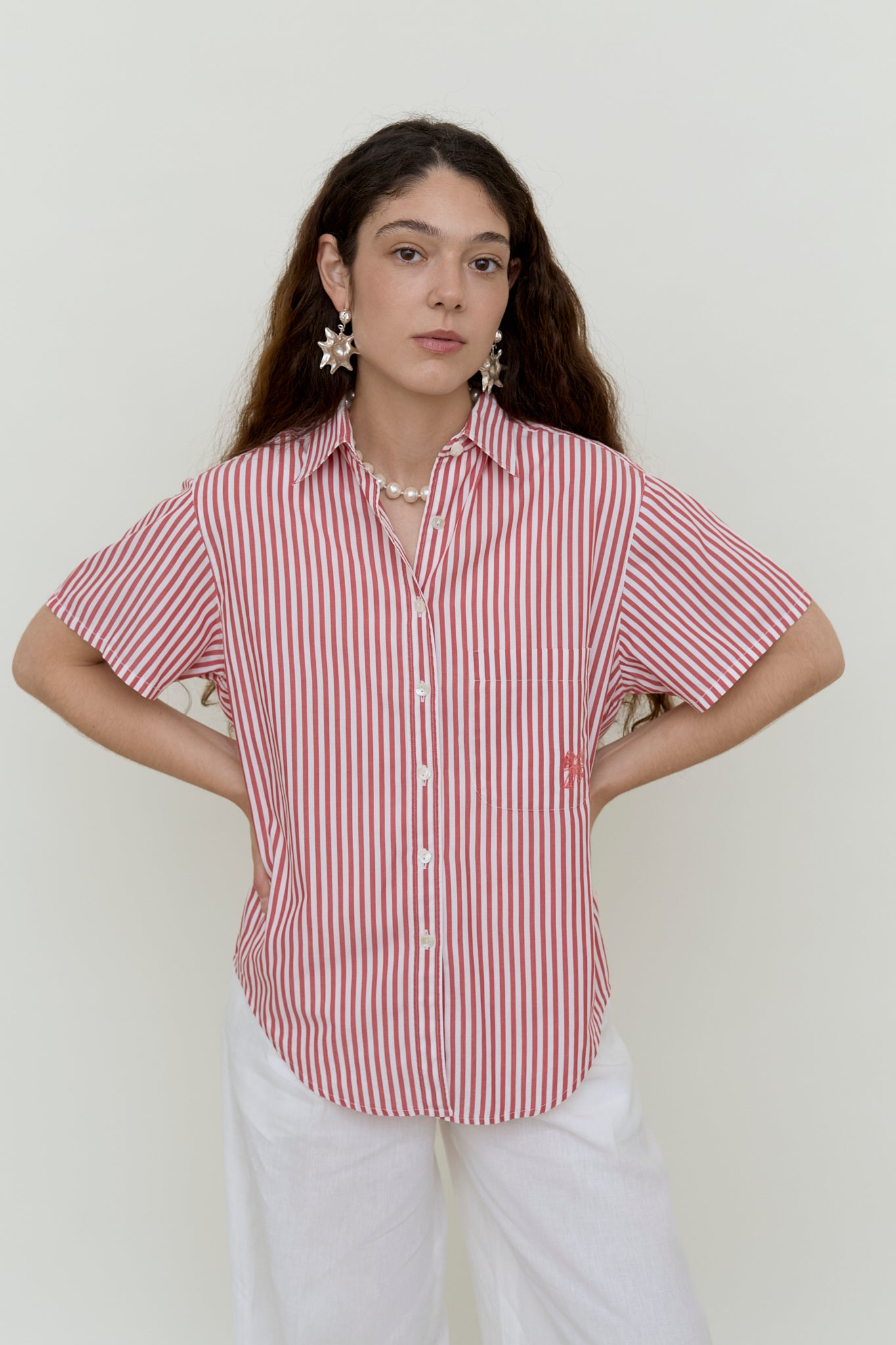 Striped vintage blouse