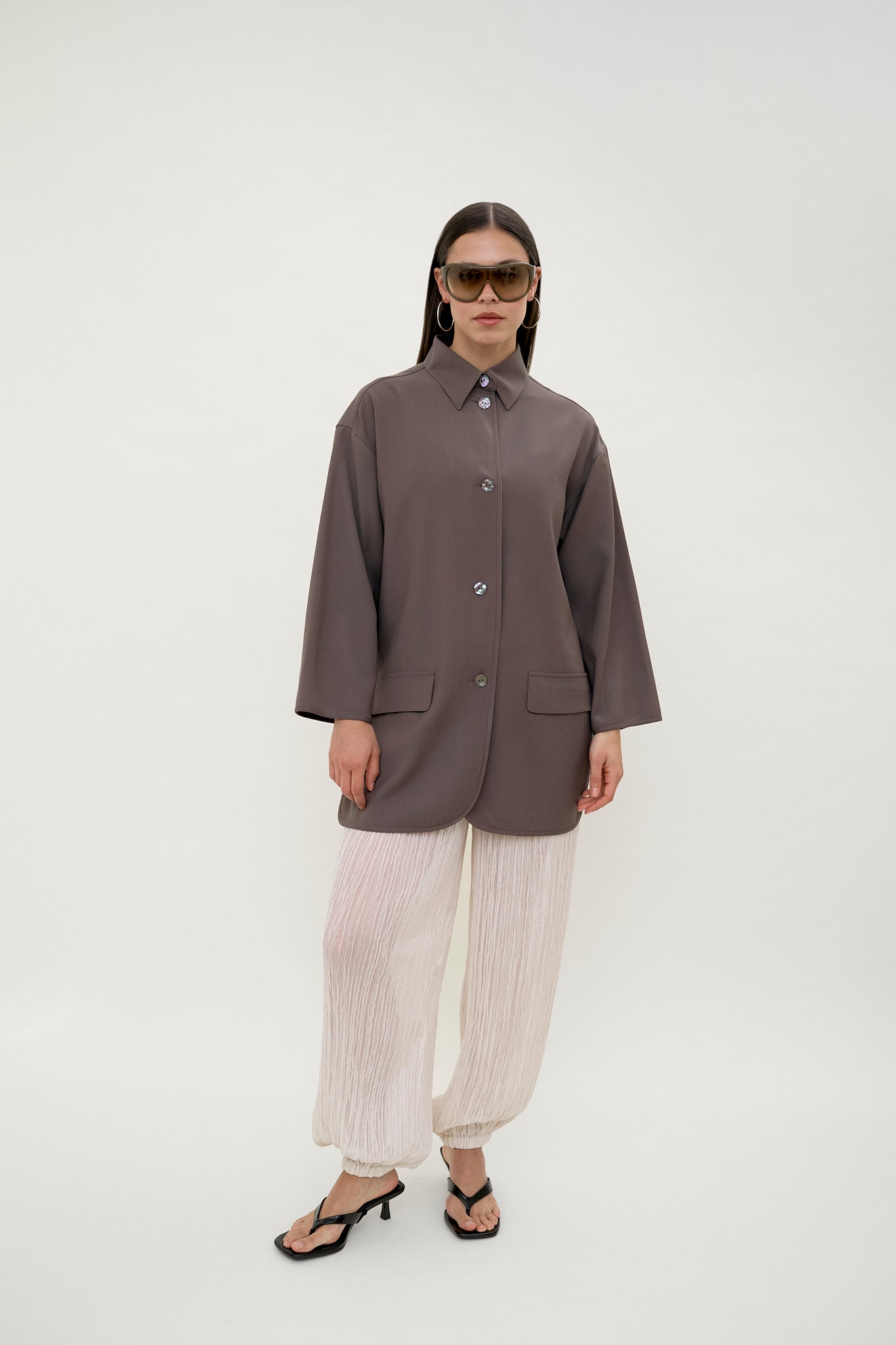 Genny fluid overshirt