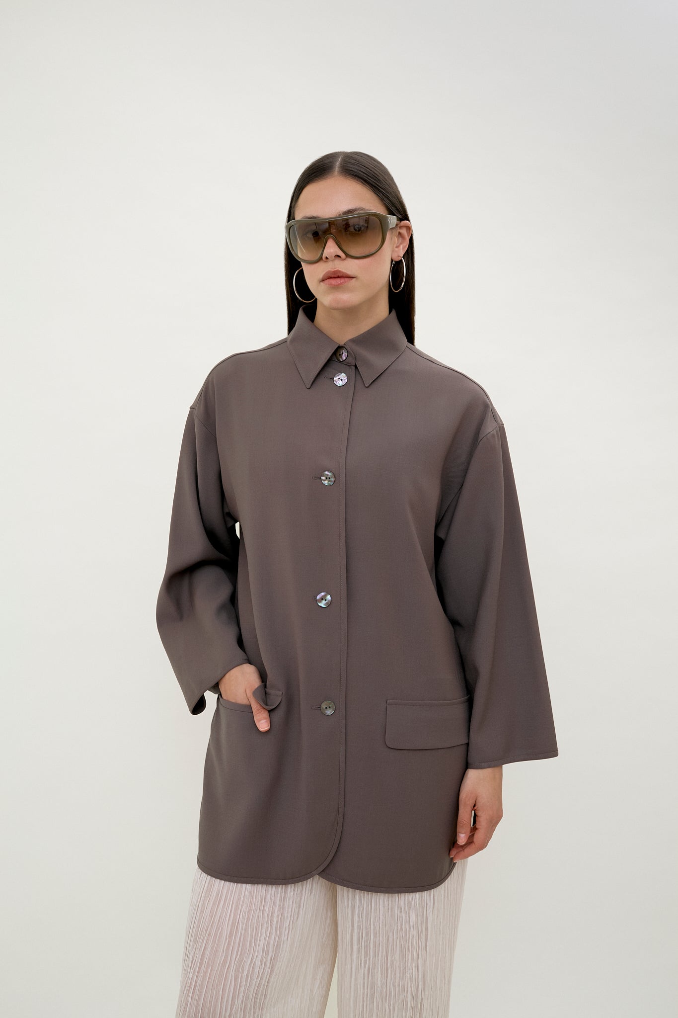 Genny fluid overshirt