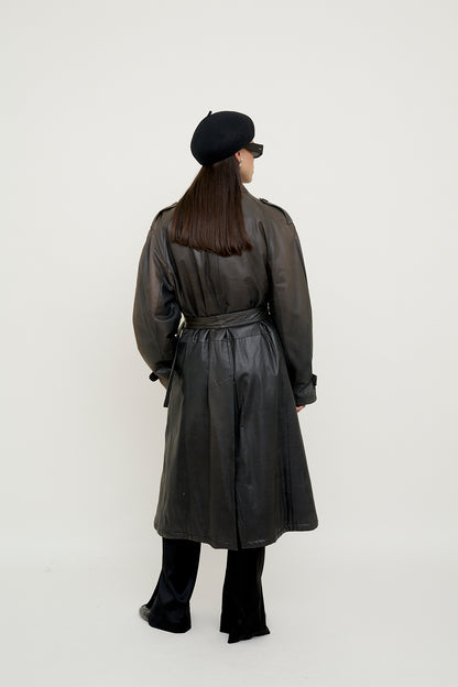 Vintage leather coat