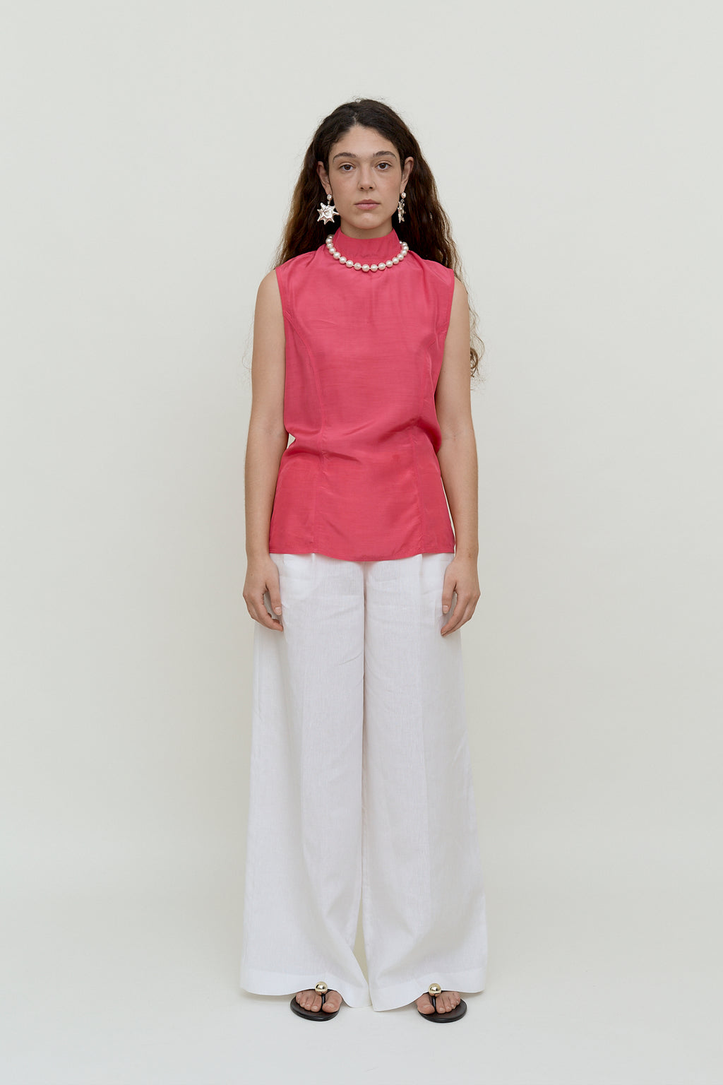 Pink Stefanel sleeveless top