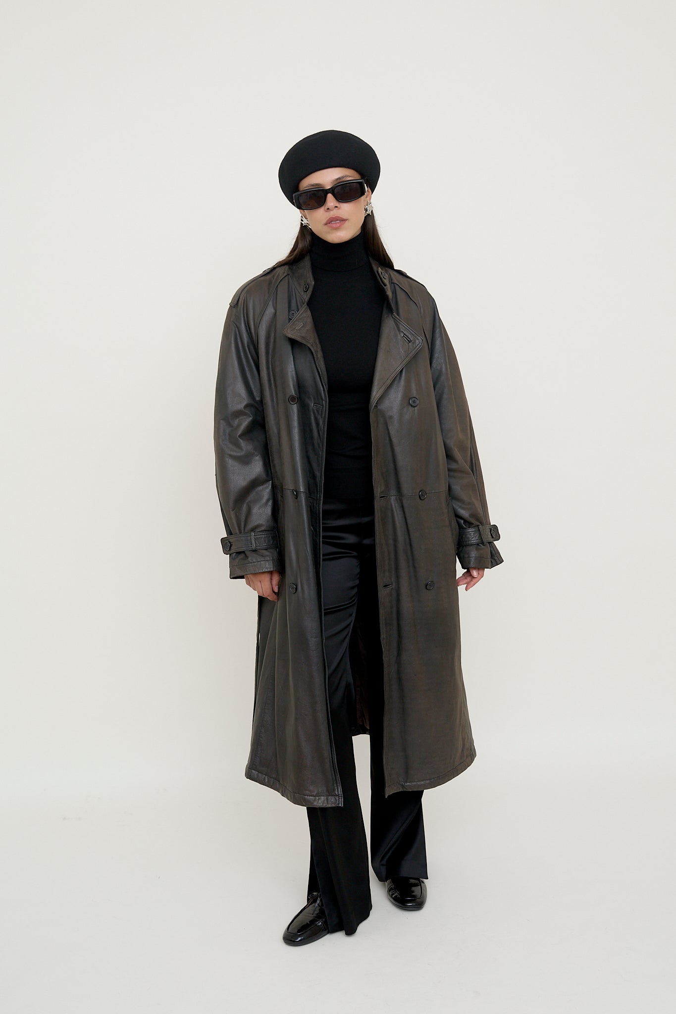 Vintage leather coat