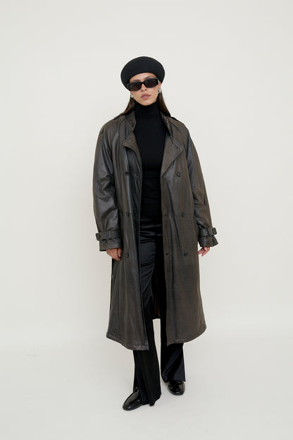 Vintage leather coat