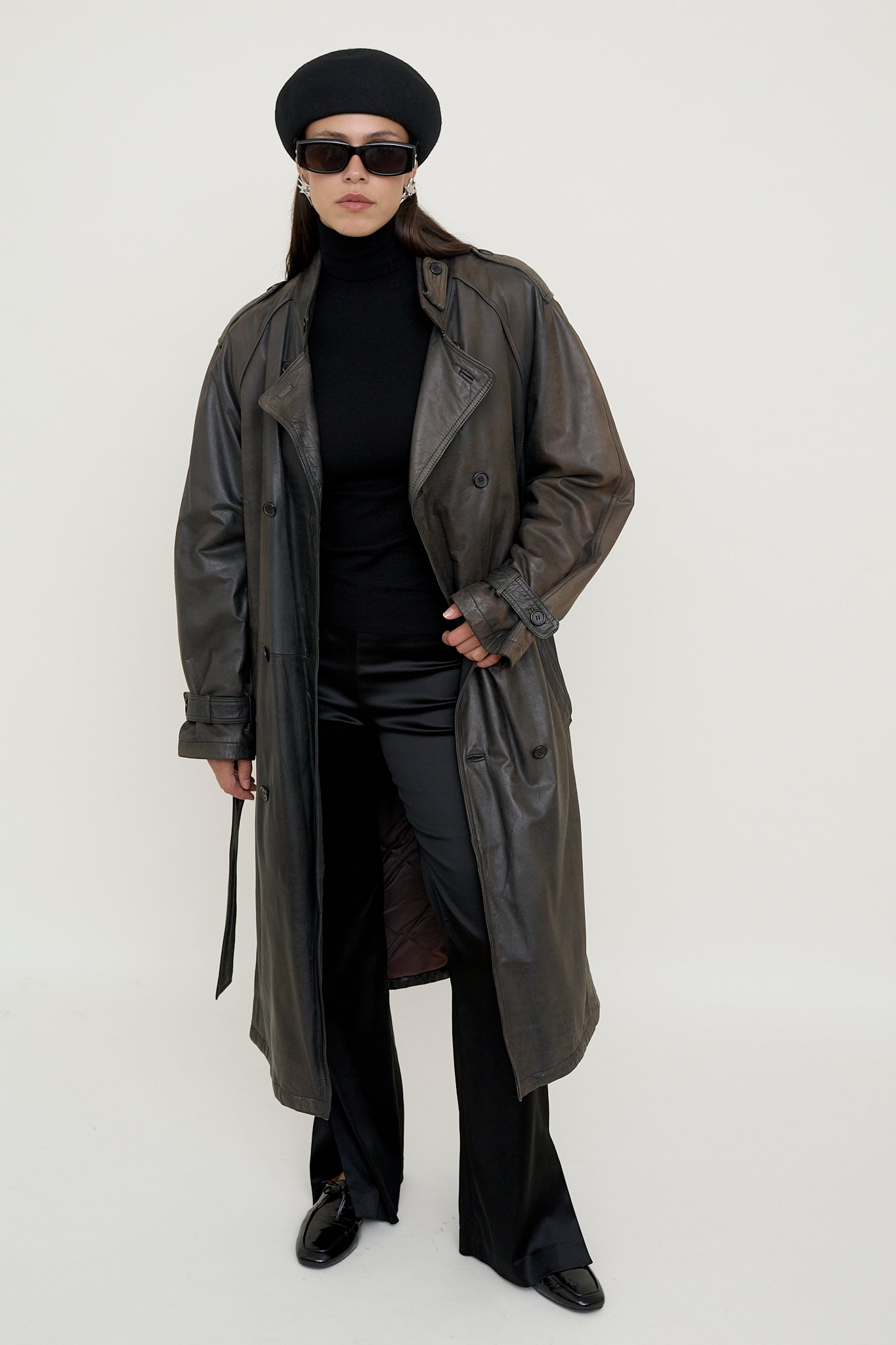 Vintage leather coat