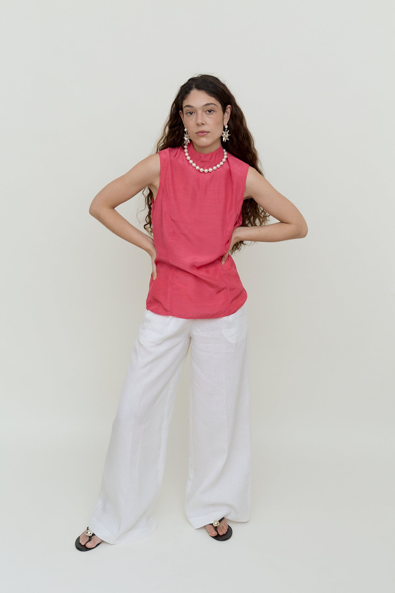 Pink Stefanel sleeveless top
