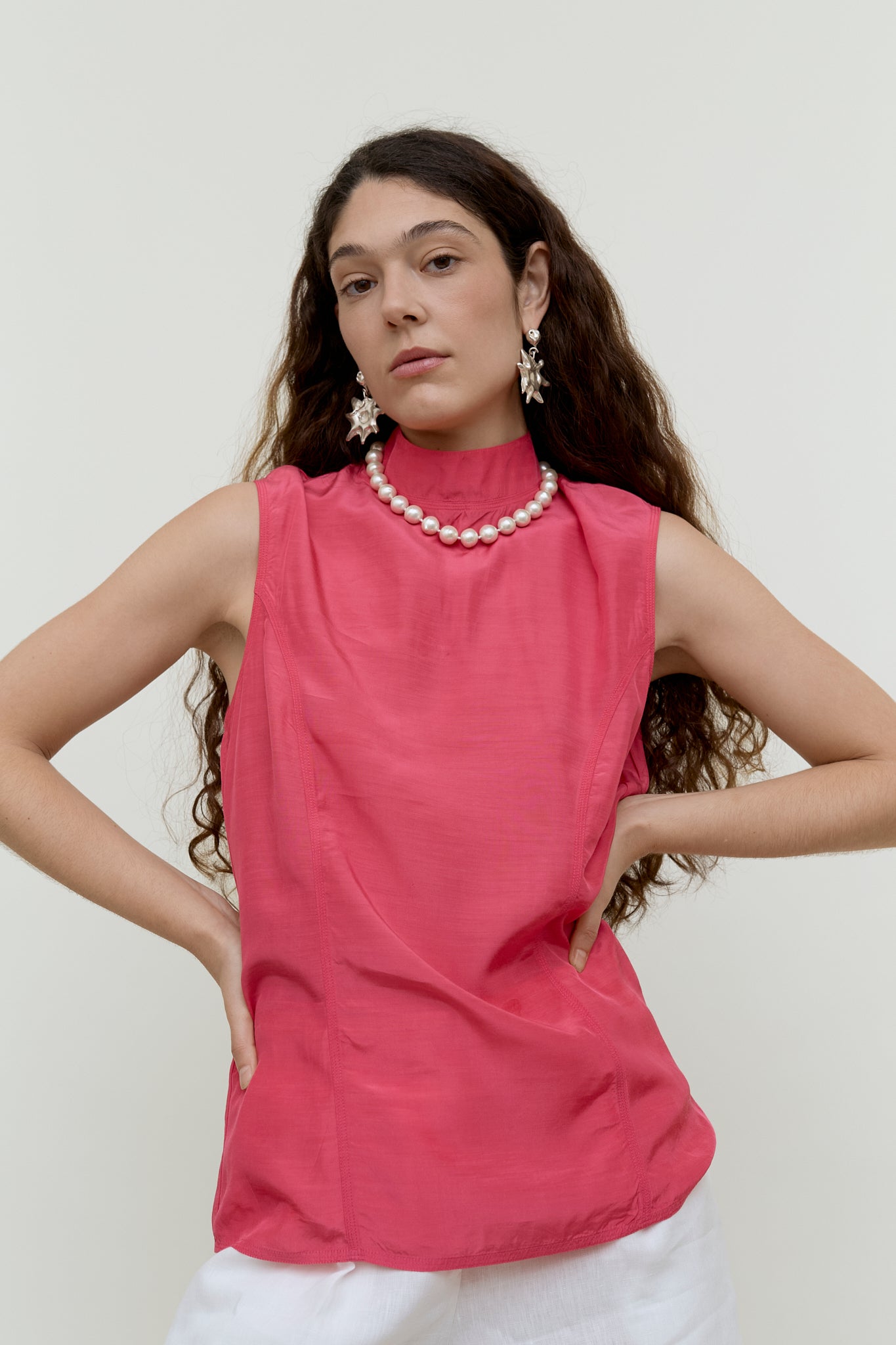 Pink Stefanel sleeveless top