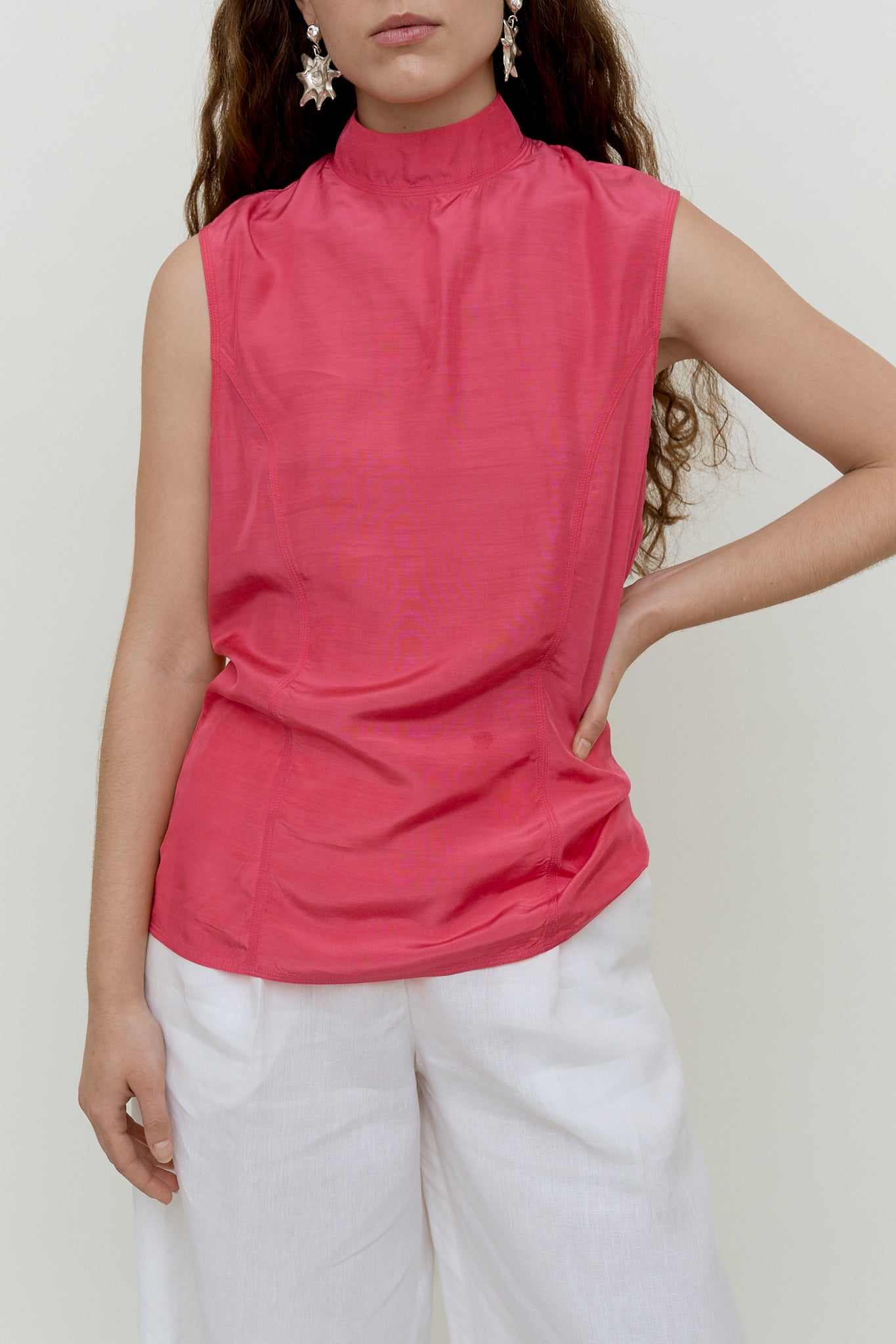 Pink Stefanel sleeveless top