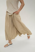 Vintage Max Mara silk cupro tailored culotte