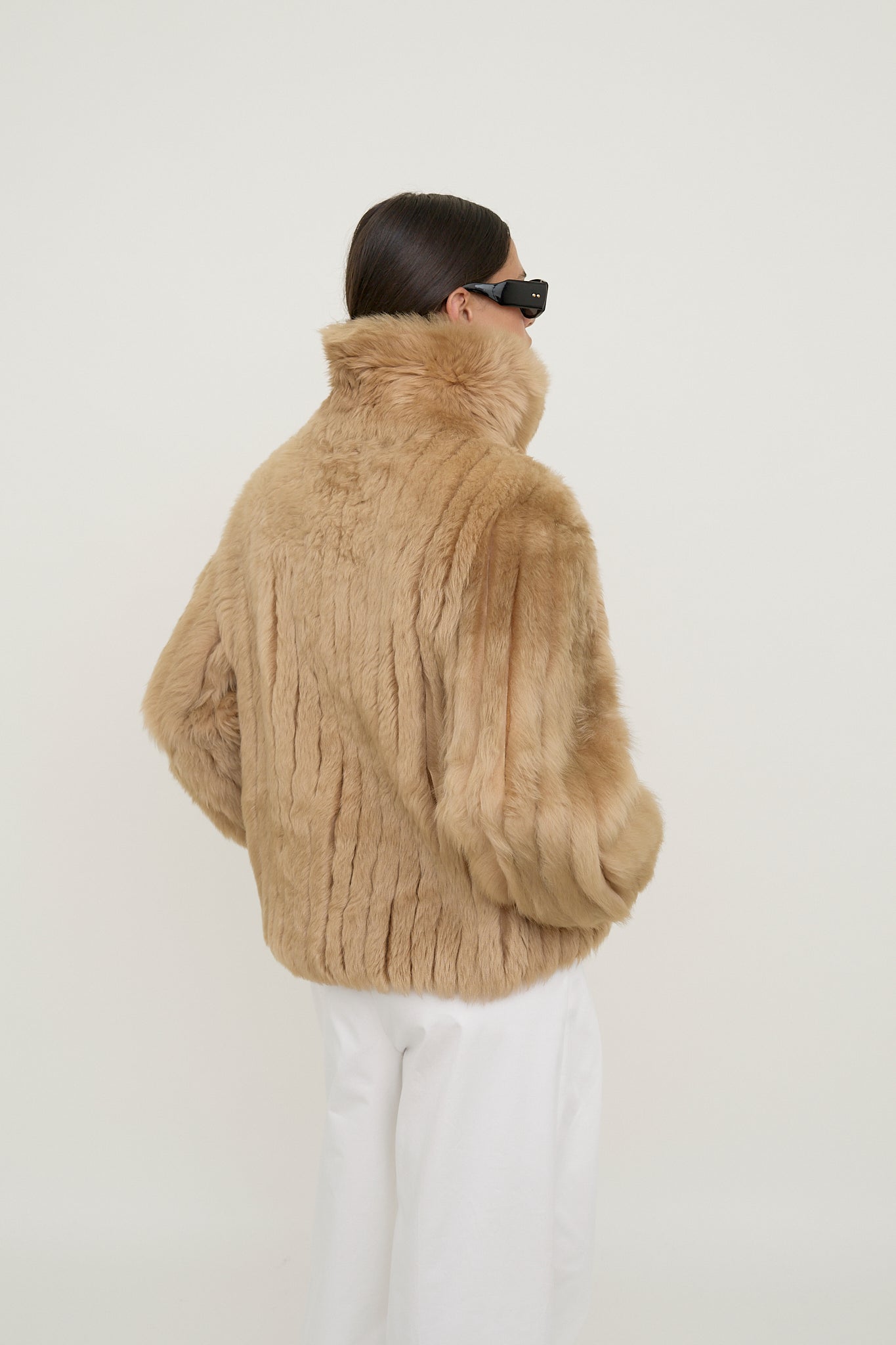 Faux fur jacket