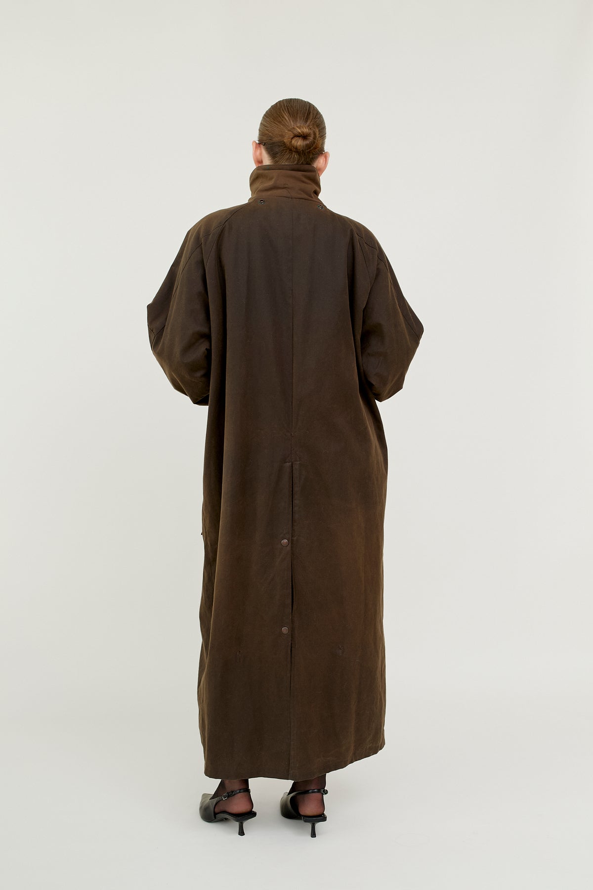 Made in Britain waxed cotton raincoat