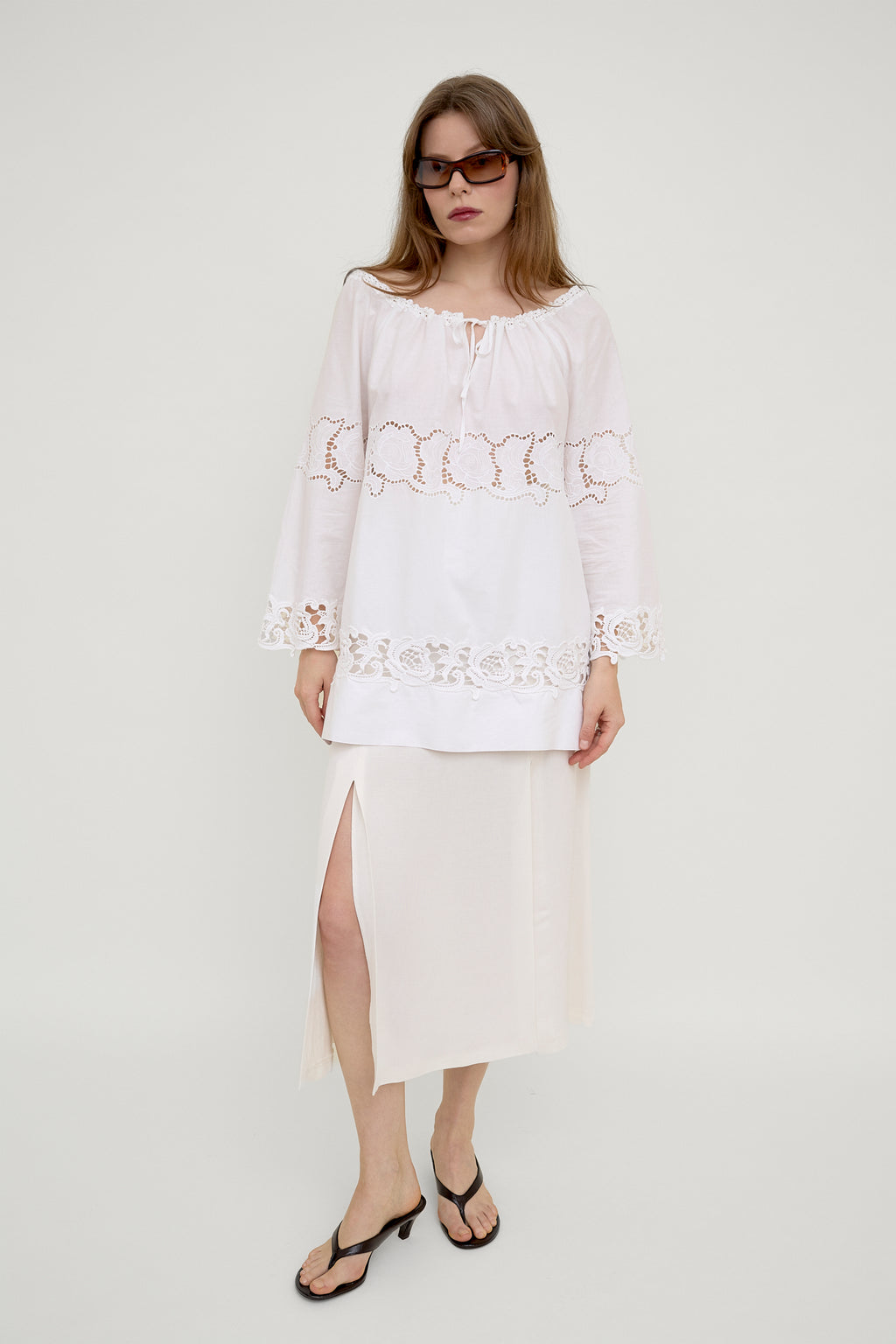 Philosophy by Alberta Ferretti bohemian lace blouse