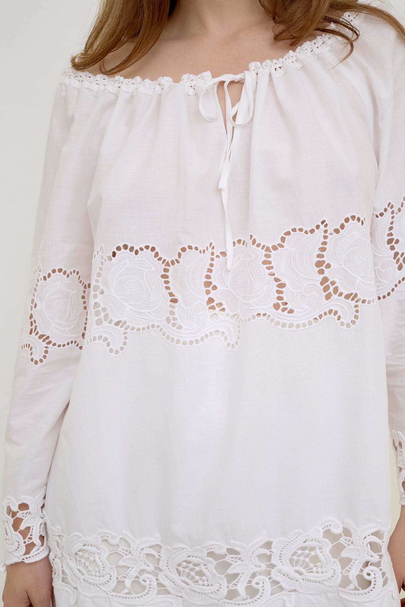 Philosophy by Alberta Ferretti bohemian lace blouse