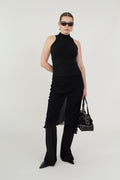 Mohair racerback knit top