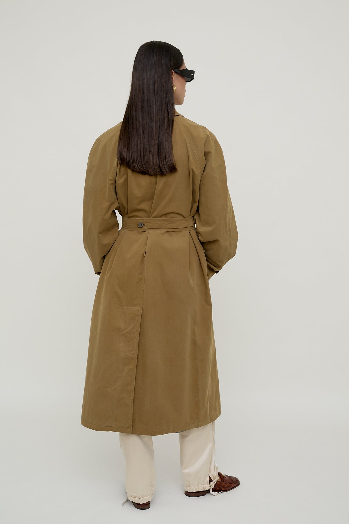Zegna cotton trench coat, unisex