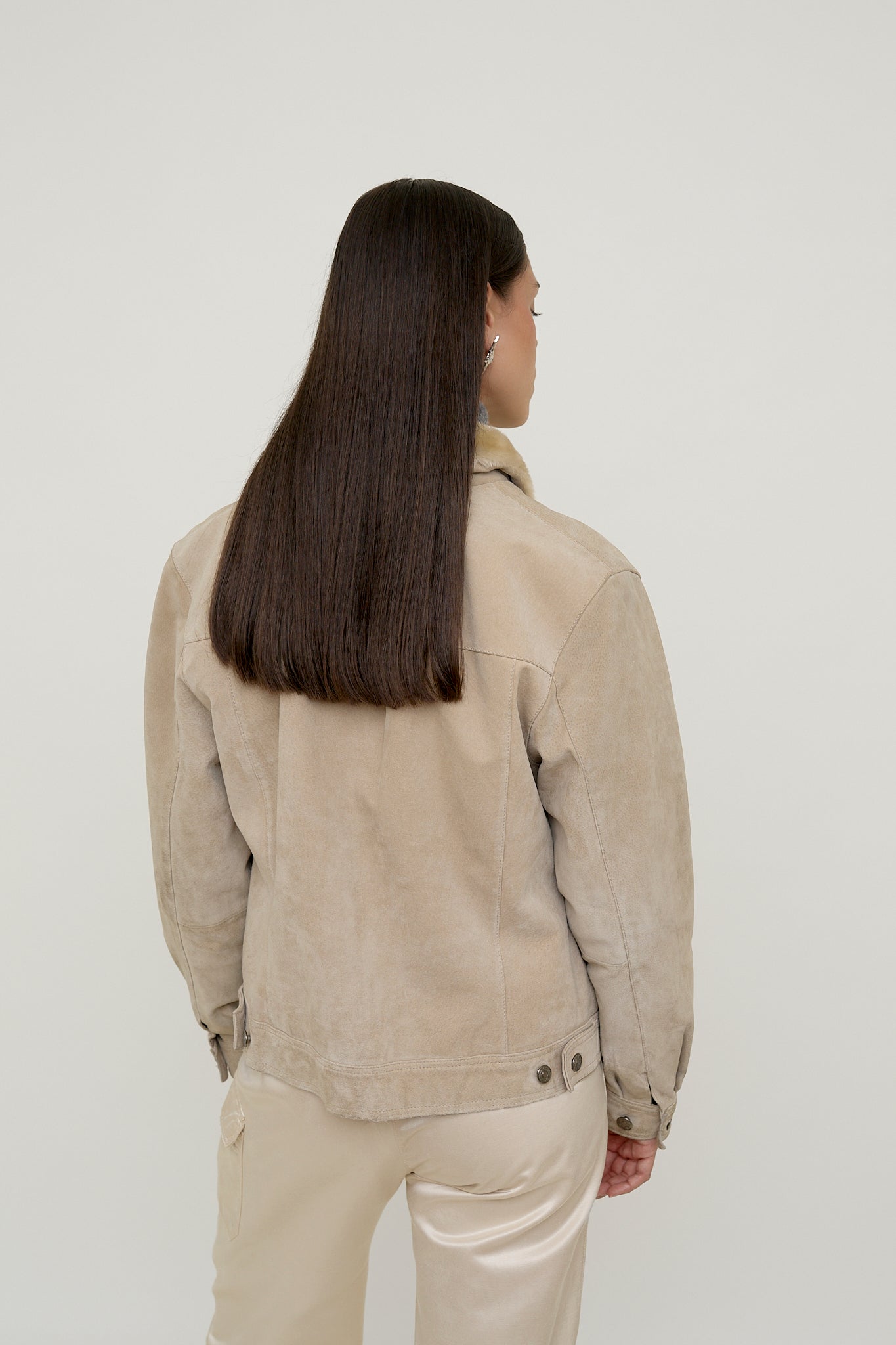 Vintage suede workwear jacket