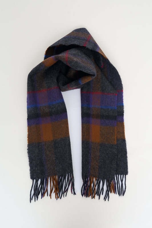 Vintage checkered scarf