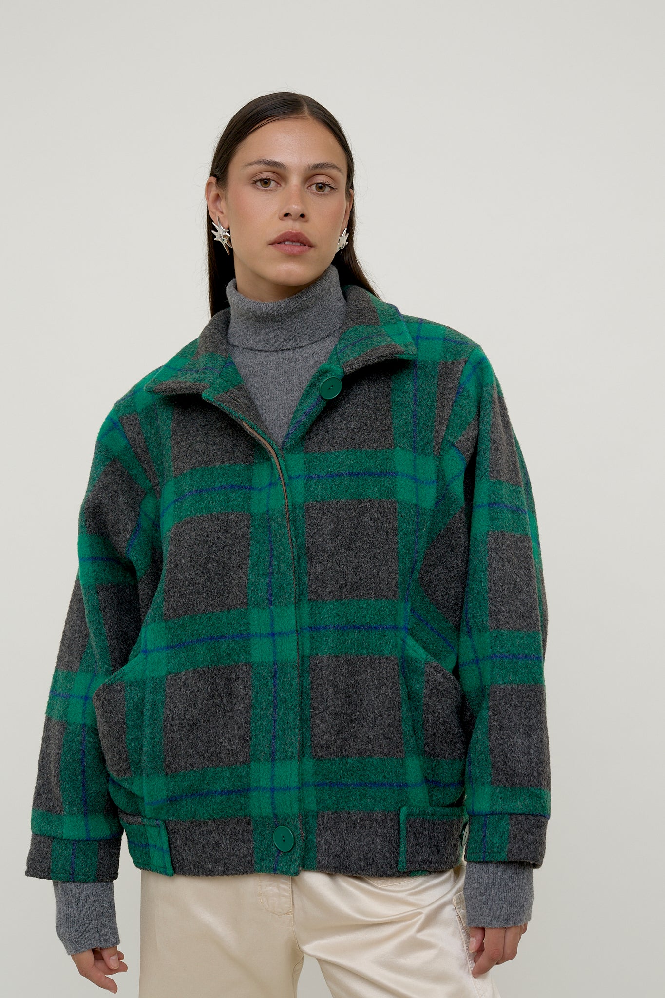 Checkered vintage jacket