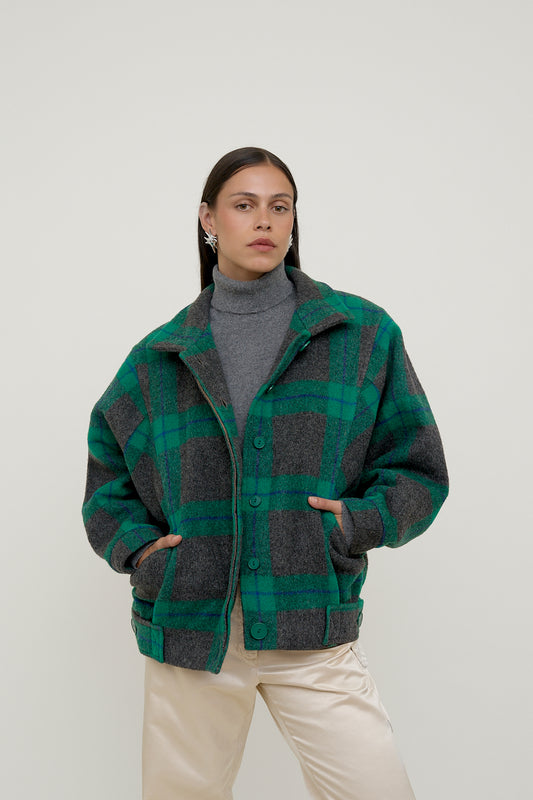 Checkered vintage jacket