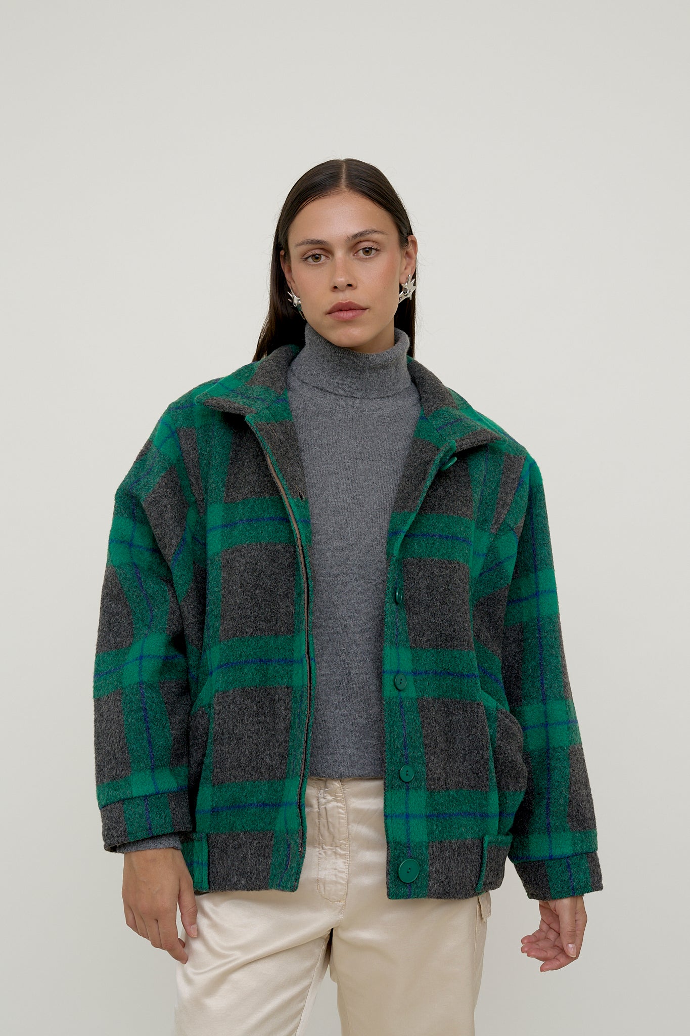 Checkered vintage jacket