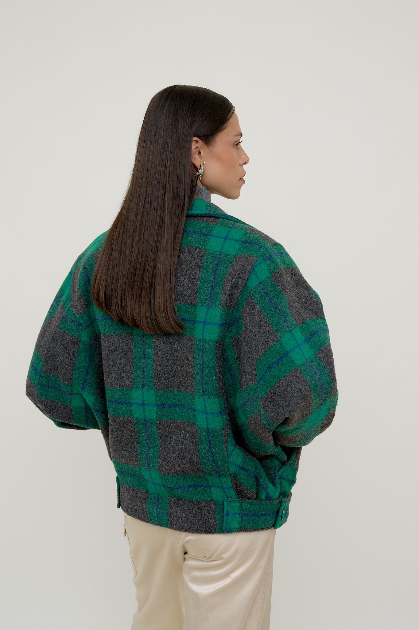 Checkered vintage jacket