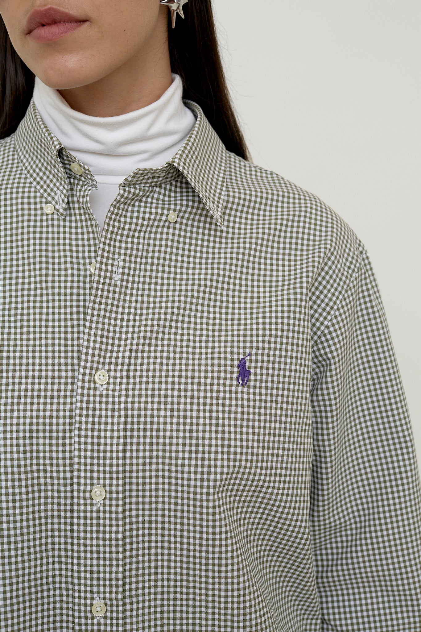 Unisex Ralph Lauren checkered shirt