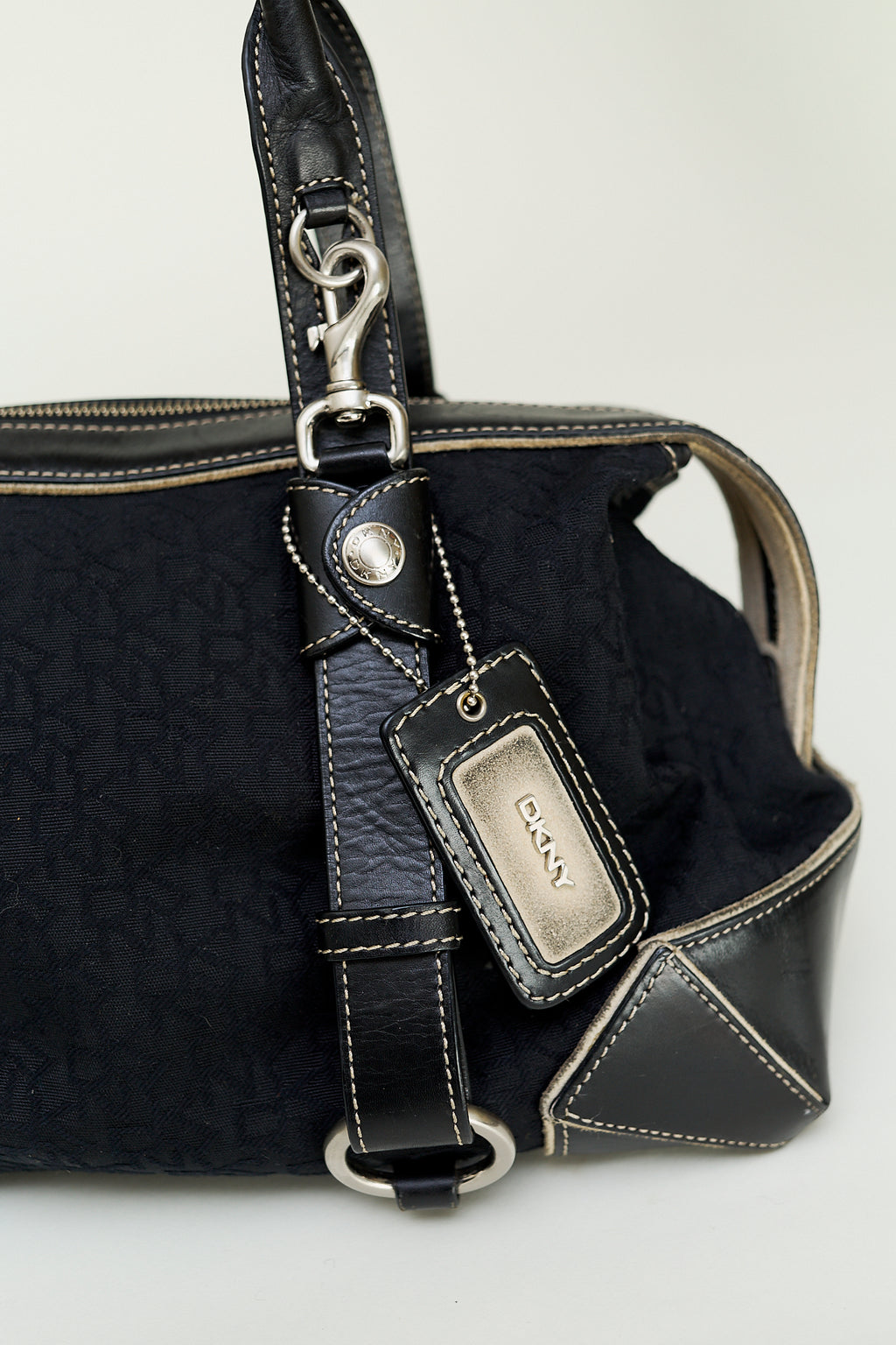 DKNY monogram canvas bag
