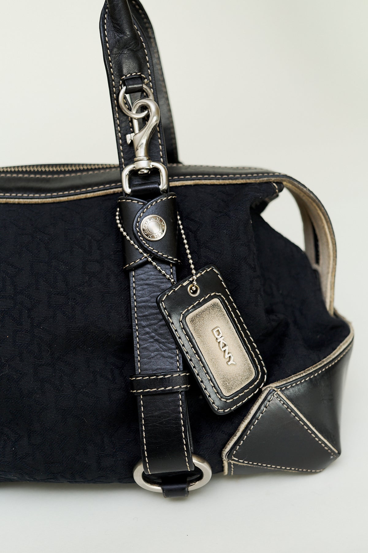 DKNY monogram canvas bag