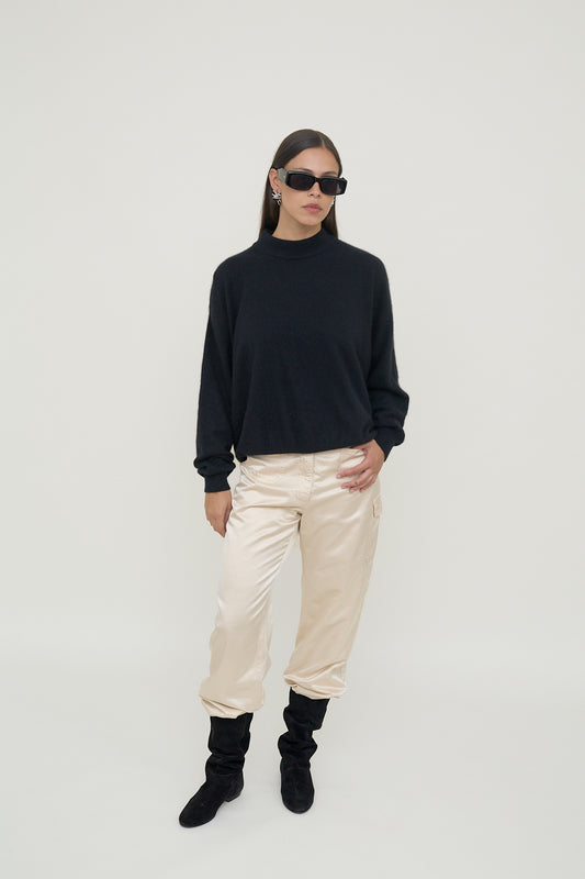 Suede flat boots