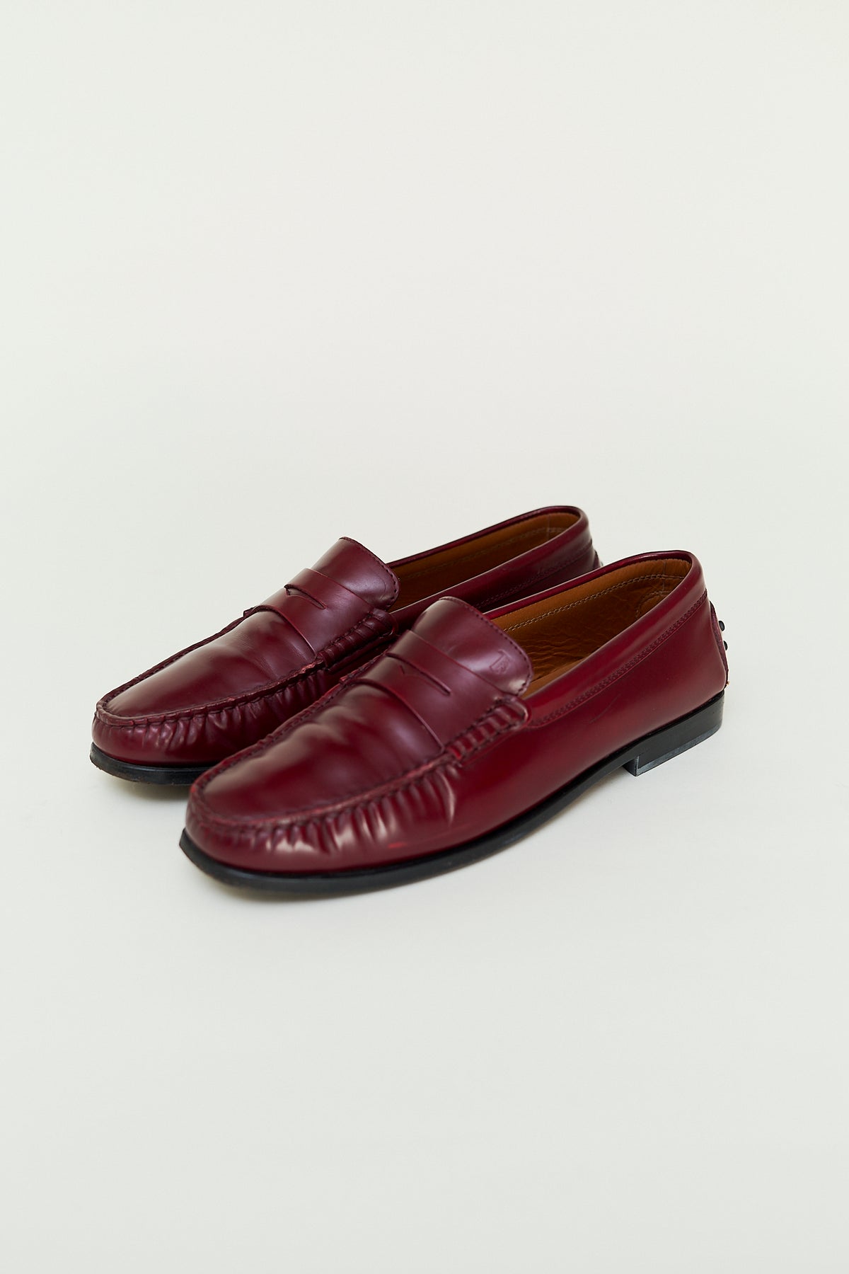 Tod's leather loafers