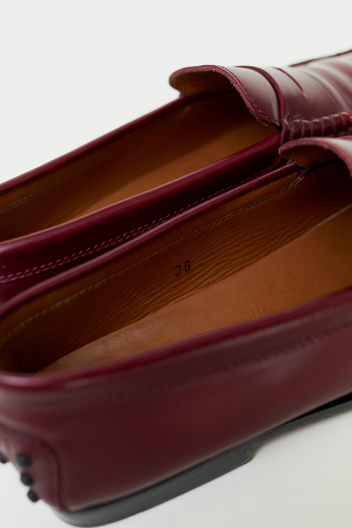 Tod's leather loafers