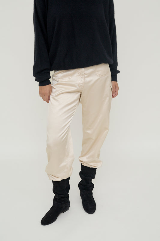 Suede flat boots