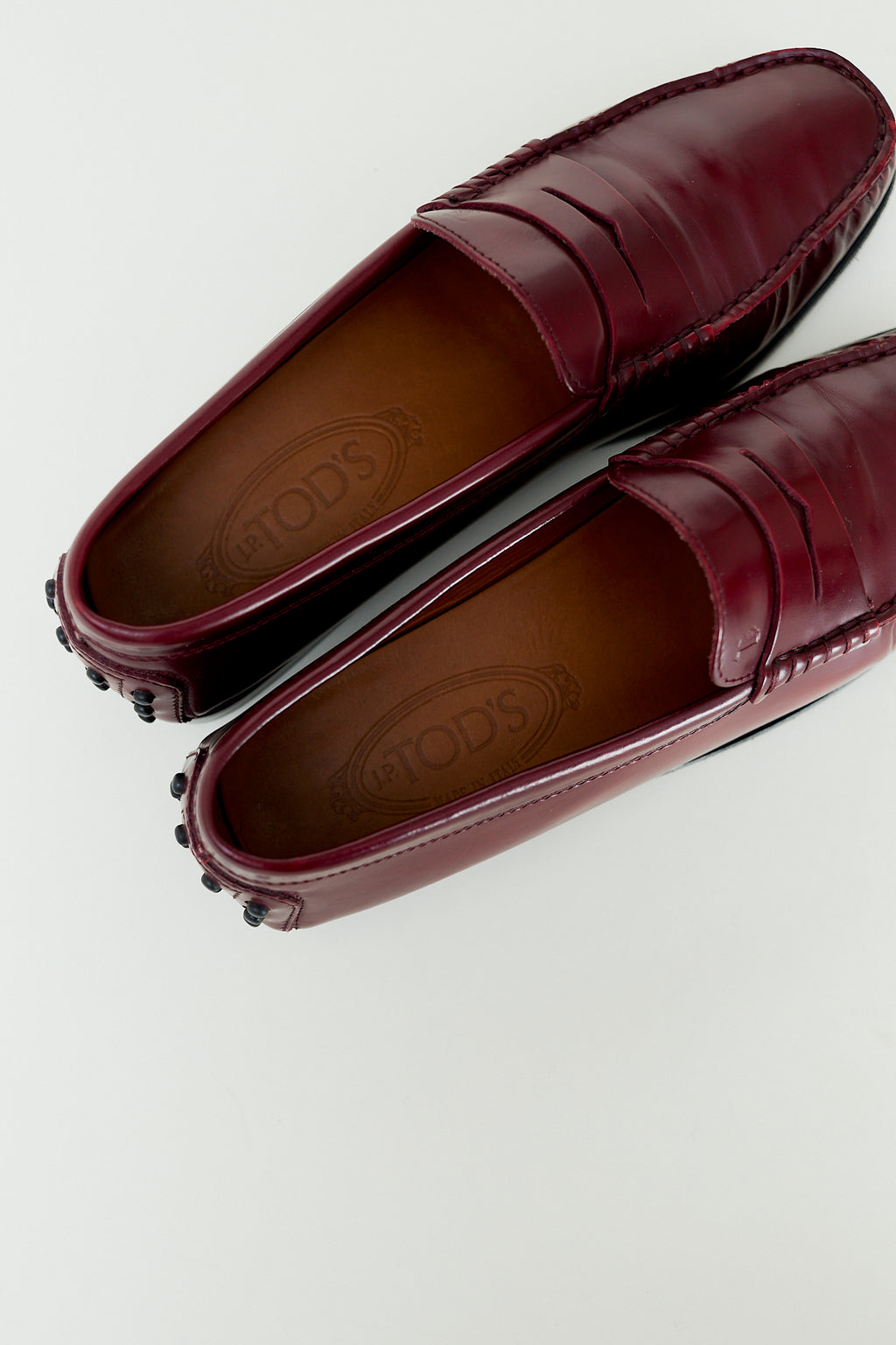Tod's leather loafers