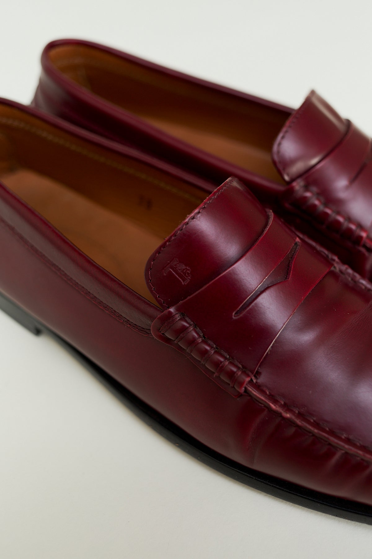 Tod's leather loafers