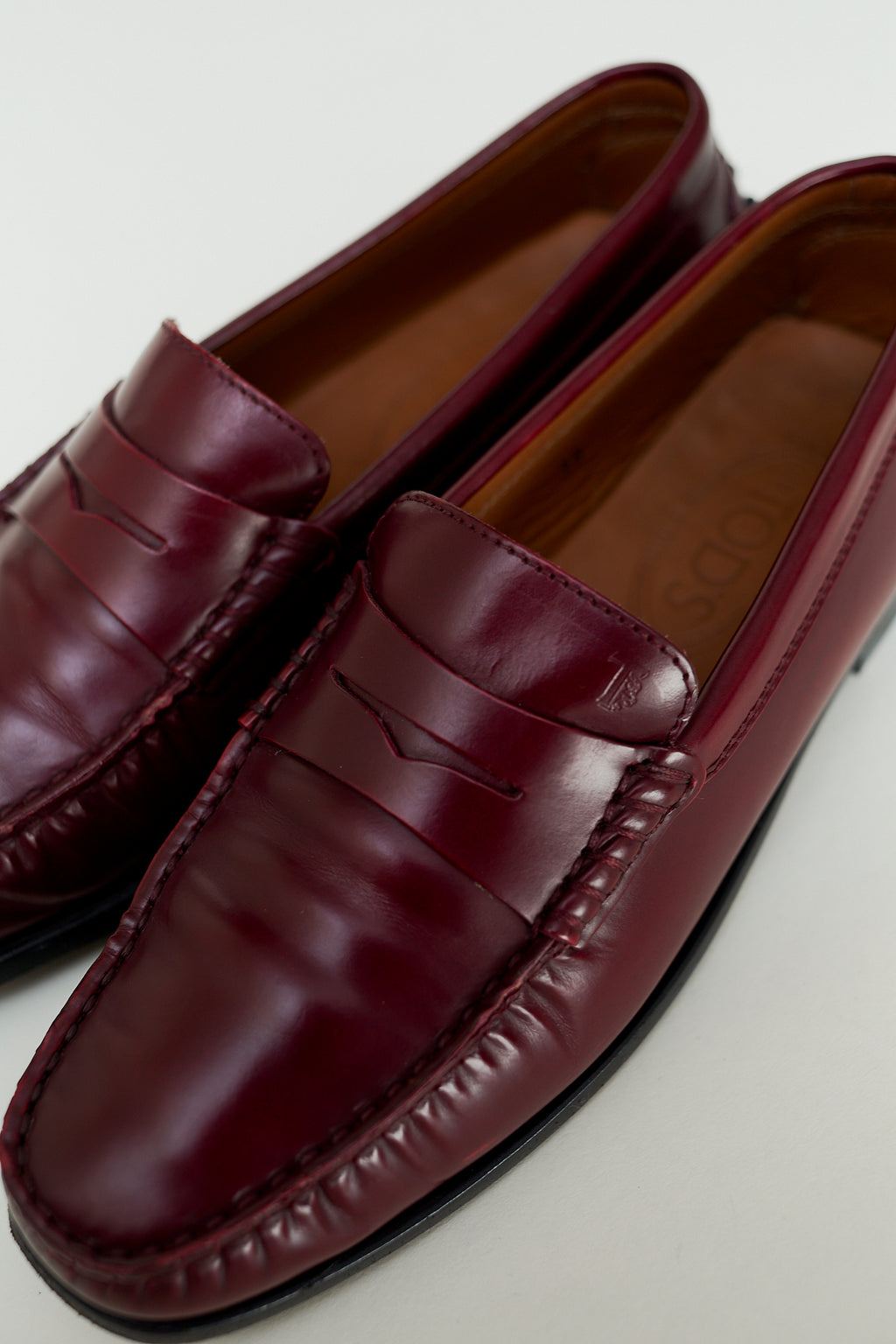 Tod's leather loafers