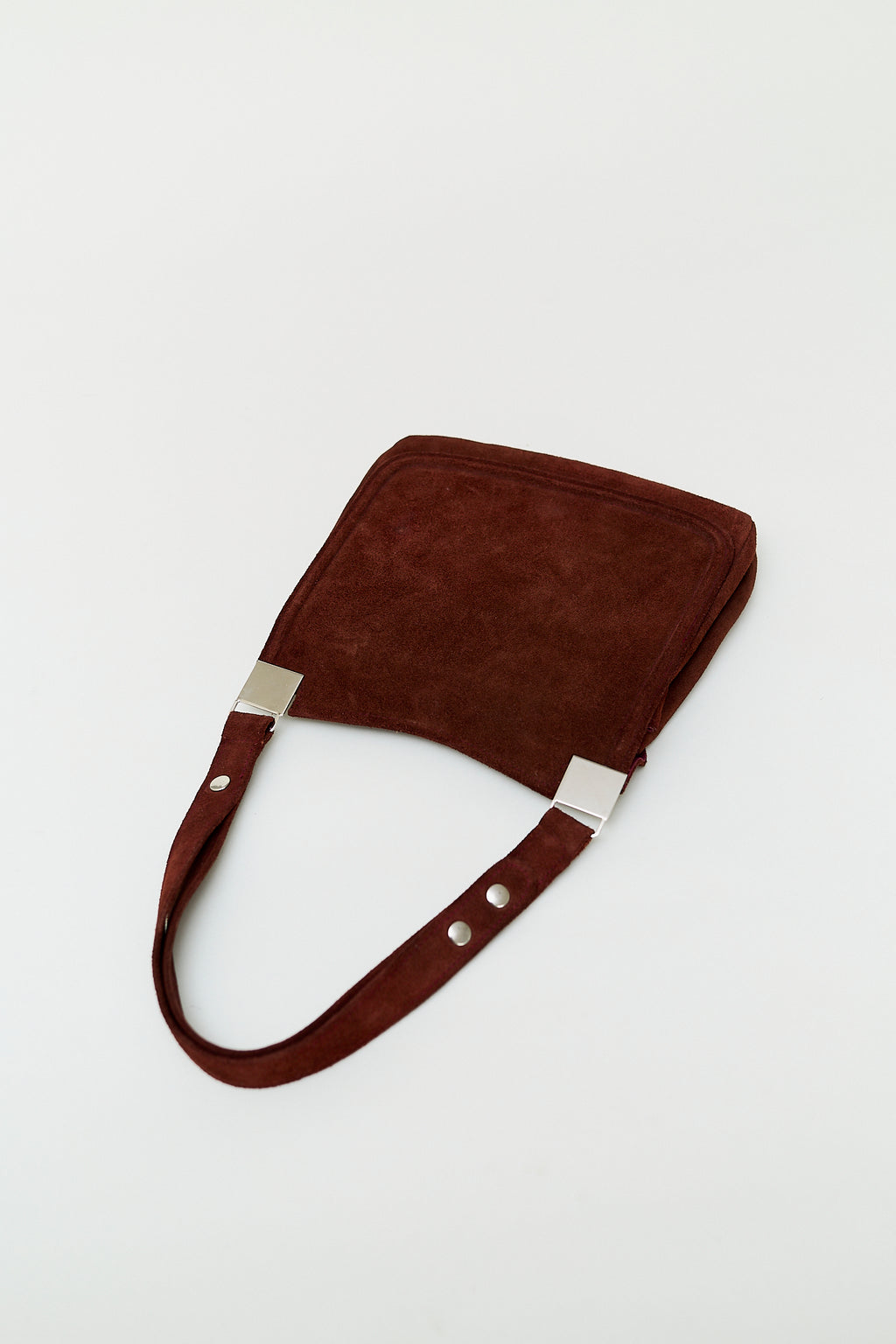 Suede shoulder bag