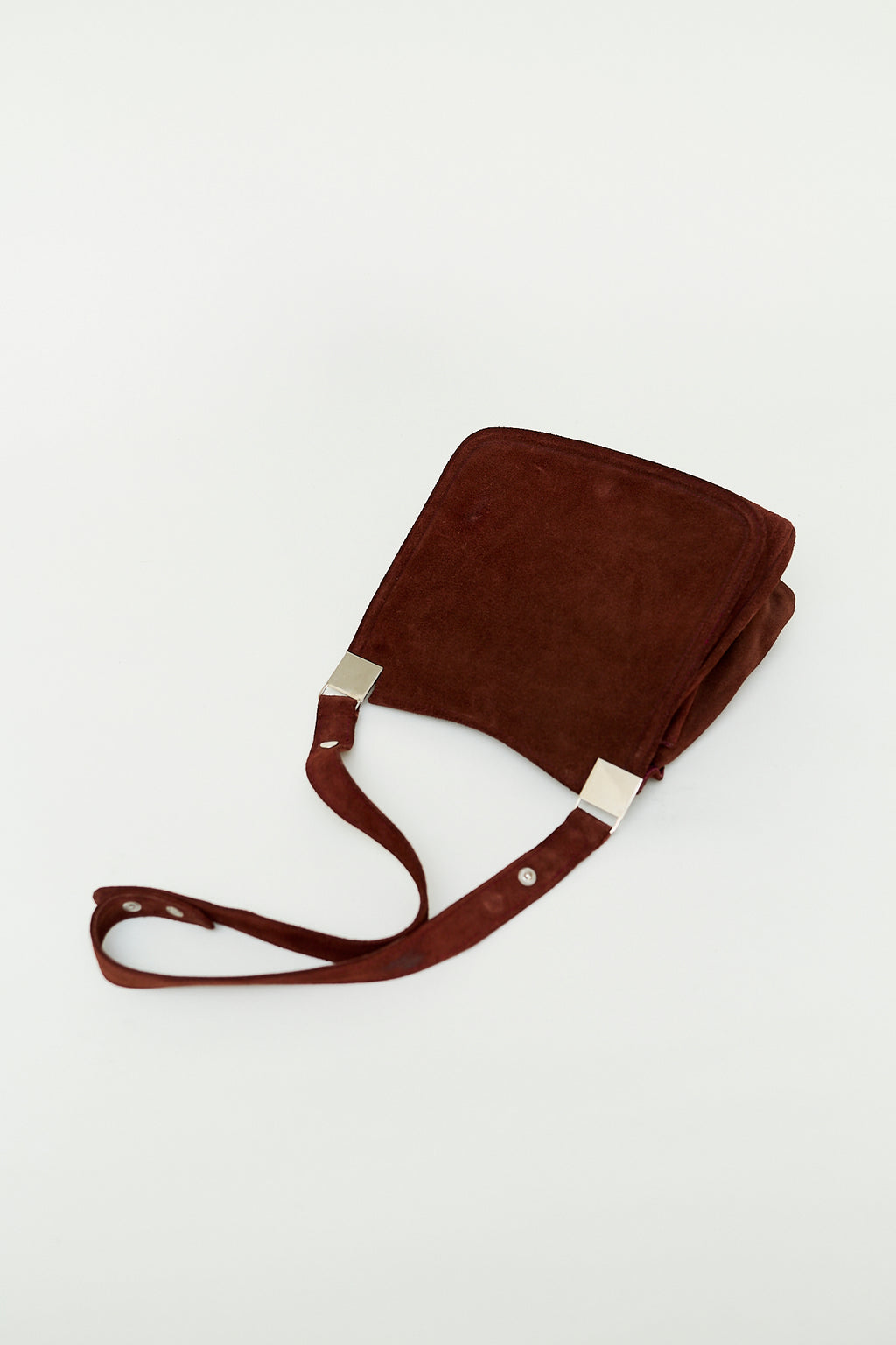 Suede shoulder bag