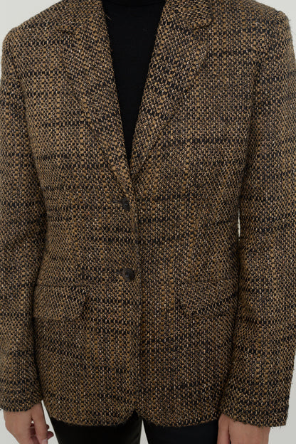 Vintage tweed bouclé blazer