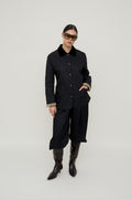 Burberry heritage velvet-collar jacket