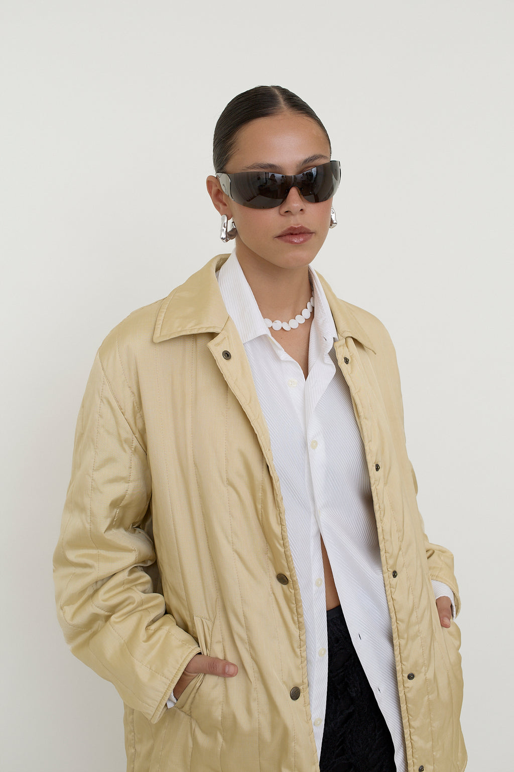 Burberry quilted jacket