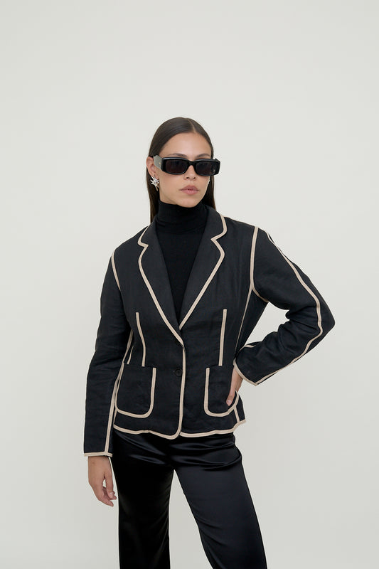 Gerard Darel linen blazer