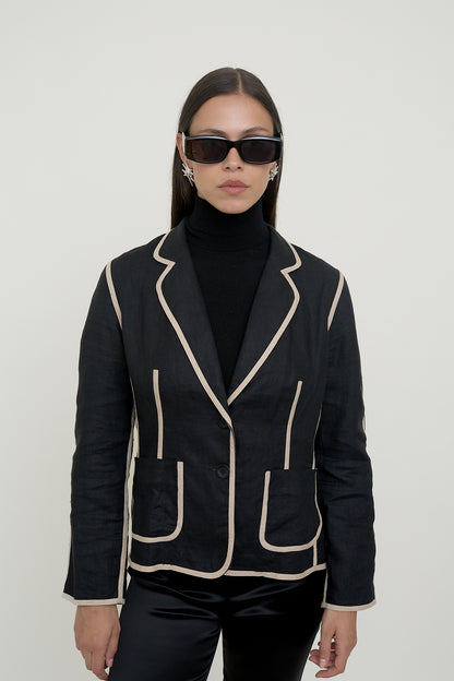 Gerard Darel linen blazer